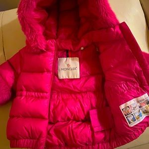Baby Girl Pink Moncler (3-6 months) GREAT condition